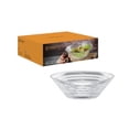 thumbnail image 1 of Ensaladera Moderna o Bowl de Cristal Cortado Diseño Hojas, Colección Ethno, Cuenco para Mesa, Transparente, 27 cm, Hecho en Alemania con Caja de Regalo, 1 of 4