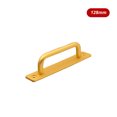 thumbnail image 2 of Eigraketly manija de los muebles aleación de aluminio perillas de hardware sin perforaciones tiradores de puertas de colores armario de cocina armario Herramientas y ferretería Oro/128mm Eigraketly TO008897-09, 2 of 6