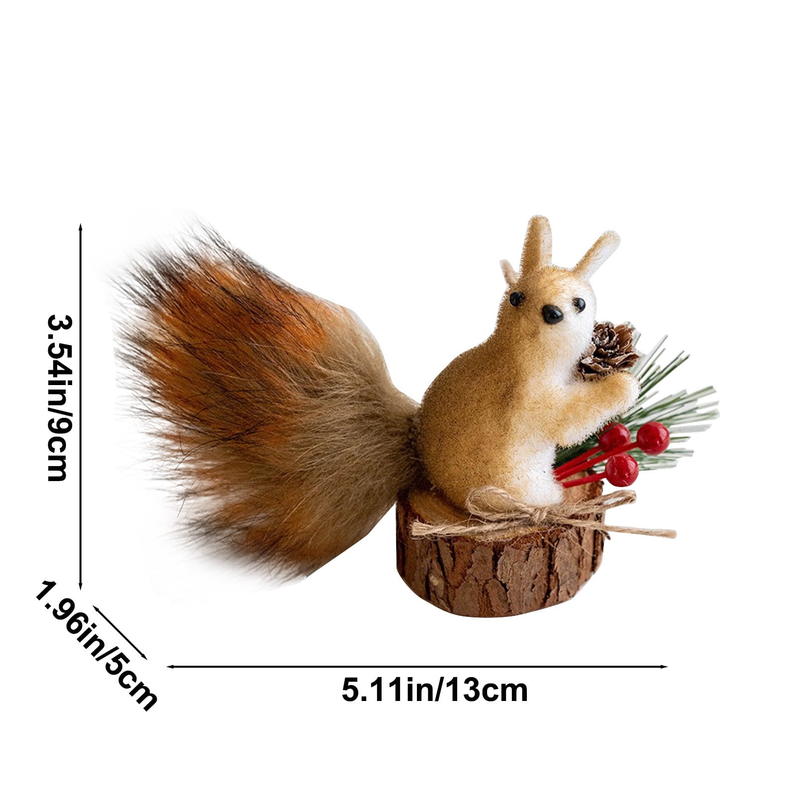 4pcs Décorations D'arbre De Noël En Forme D'animaux - 2D Ornements De