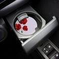 thumbnail image 3 of FMSHPON Red Poppy Flowers Vivid Petals Natural Plants Set of 6 Car Coaster for Drinks, Absorbent Ceramic Stone Coasters Cup Mat with Cork Base for Home Kitchen Room Coffee Table Bar Decor, 3 of 5