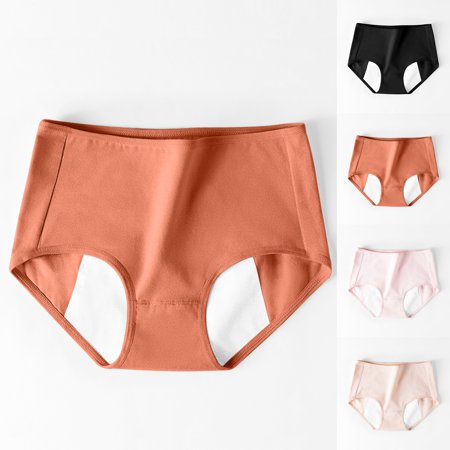 

Gubotare Boxers For Women Women Thong Solid Cotton Seamless Low Waist Ladies T Pants Thong Panties Black Orange Pink Beige M