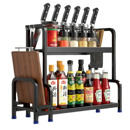

Kitchen Countertop Organizer Shelf | Multi-layer Pot Lid Spoon Holder | Stainless Standing Spoon Rest For Kitchen Spoon Pot Cover Supports