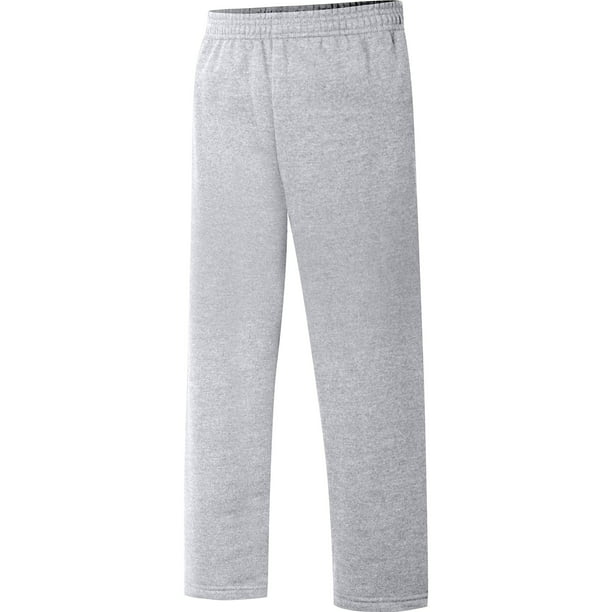 Hanes Boys EcoSmart Open Leg Fleece Sweatpants with Pocket, Sizes XS ...