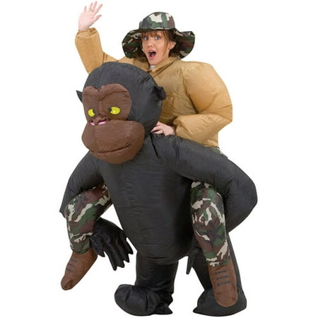 Inflatable Riding Gorilla Adult Halloween Costume