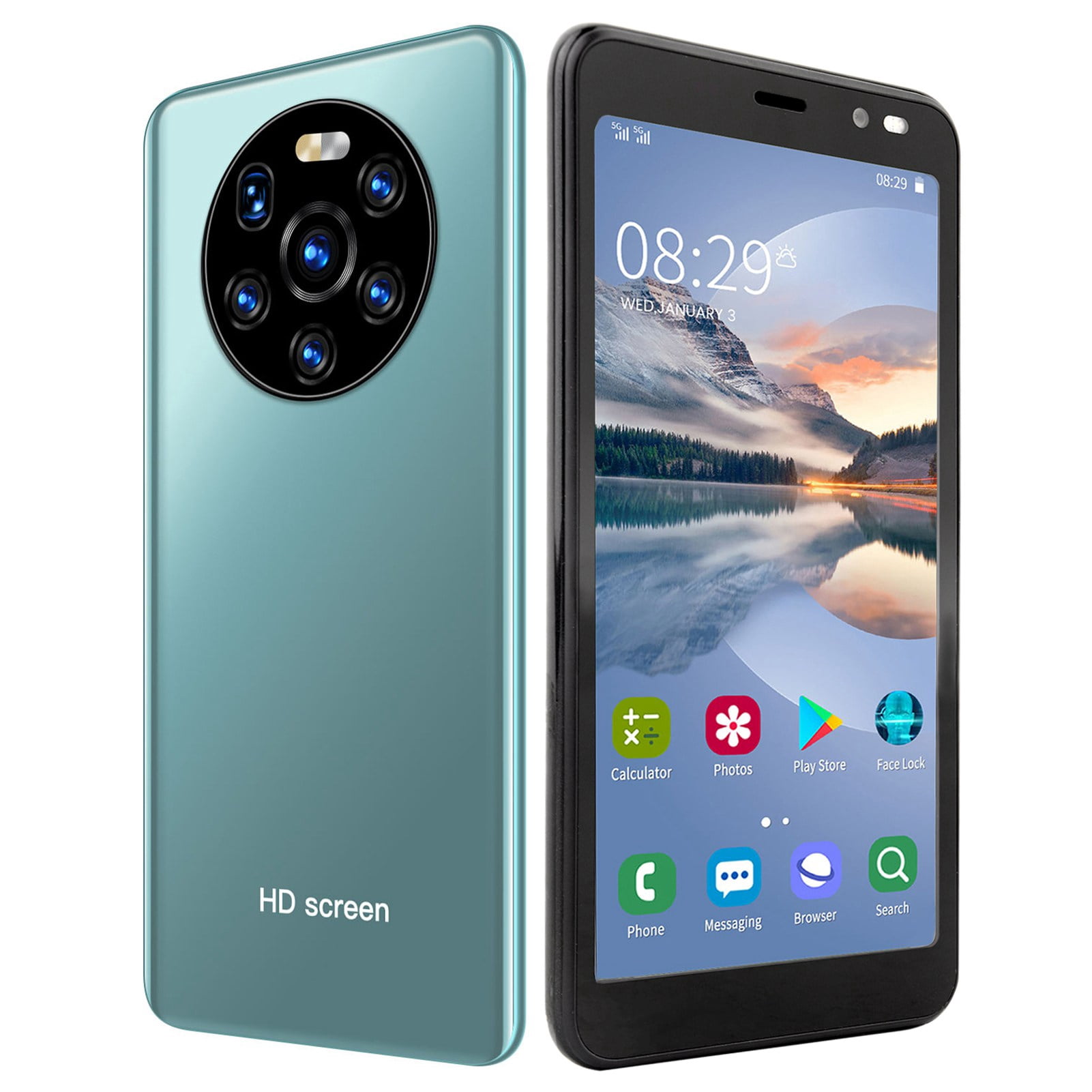 LANDVO Mate40 Pro, Phone  Card Standby  11 Unlocked 5.45in HD Screen Own Phone Smart 512MB 4GBVert