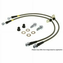 StopTech 950.42004 Stainless Steel Braided Brake Hose Kit; Front; Fits select: 2003-2007 INFINITI G35, 2003-2008 NISSAN 350Z