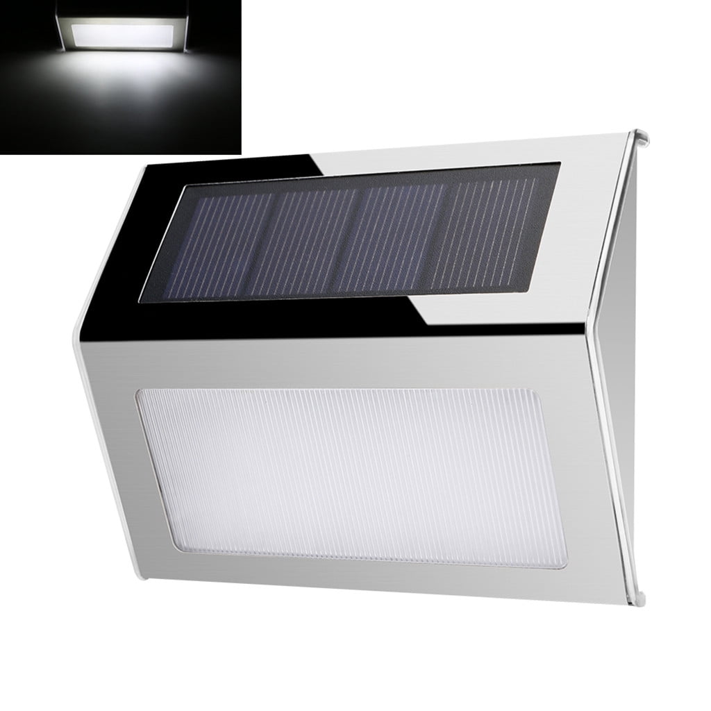 Solar Powered Wall Mount LED Light Garden Path Landscape Fence Yard Outdoor Lamp Solar Powered Wall Mount LED Light Garden Path Landscape Fence Yard Outdoor Lamp