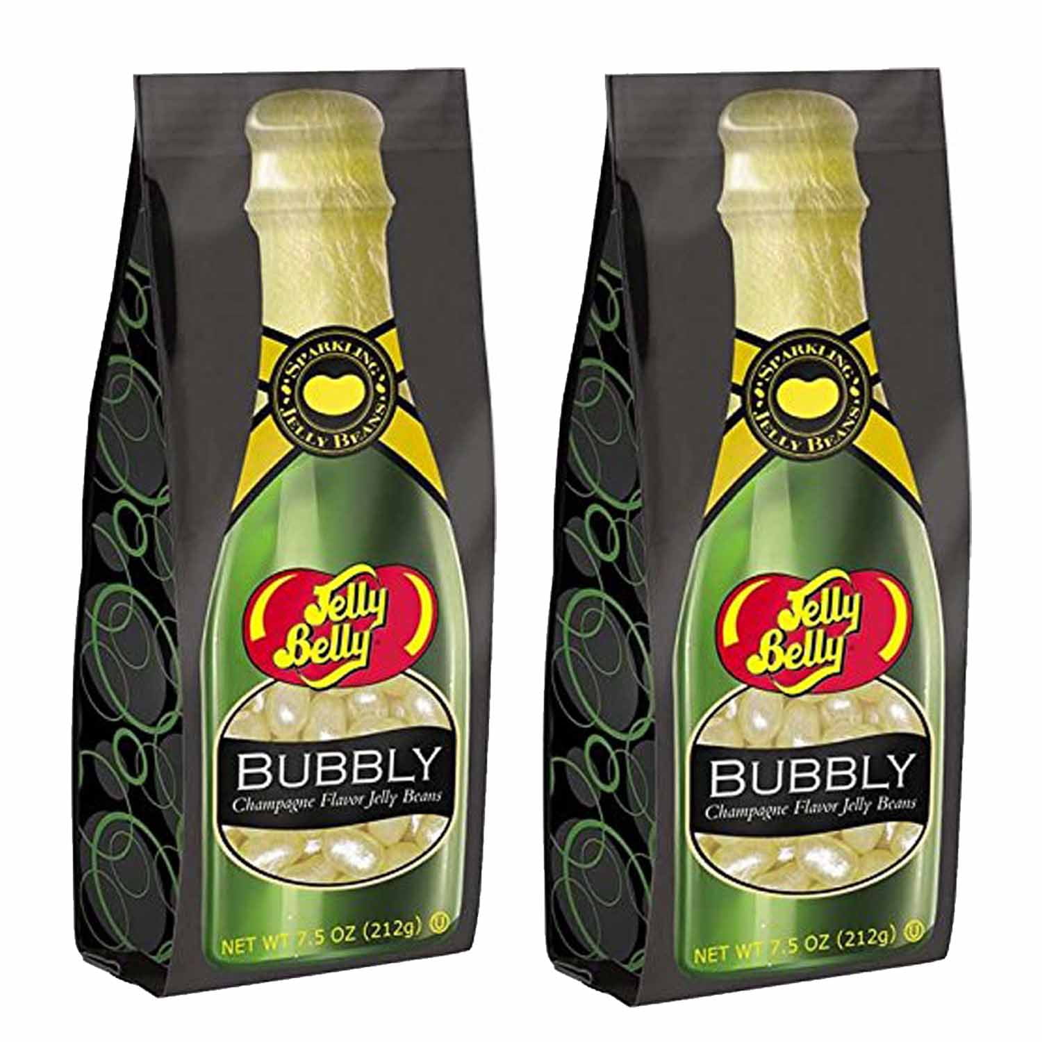Jelly Belly Bubbly Champagne Flavored Jelly Beans 7.5oz Gift Bag (2