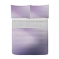 thumbnail image 1 of Pastel Reversible Bedspread Set, Abstract Blurry Colors Composition Daydream Fantasy Miscellaneous Art, Pillow Shams & Comforter Microfiber Bedding Set, 3 Sizes, Pale Lavender, by Ambesonne, 1 of 4