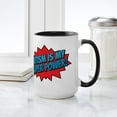 thumbnail image 4 of CafePress - Autism Is My Super Power! Large Mug - 15 oz Ceramic Large White Nolvety Mug, 4 of 4