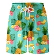 thumbnail image 2 of SGMVNU Boys Swim Trunks Swimsuit with Mesh Lined Boys Swimming Shorts Age 4 Tropical Print Swimwear Kids Bathing Bottoms Beach Board Shorts, Size 16-18 Years,E-Mint Green, 2 of 8