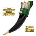 thumbnail image 3 of Mythrojan Viking Drinking Horn with Green Leather holder Authentic Medieval Inspired Viking Wine/Mead Mug – Polished Finish, 3 of 6