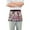 Cartoon Girl and Graffiti, variant on Server Apron with 3 Pockets Waterproof Waitress Waist Short Apron for Man Woman Us Flag and Elephant 12 Inches