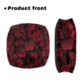 thumbnail image 2 of HELLHERO Roses Seat & Backrest Cover Set Rollator Walker Seat Back Covers Easy Install for Seniors Men Women Easy to Clean Easy Fit for Breathable for Elderly Adults, 2 of 7