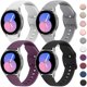 thumbnail image 1 of Chenchen 4 PACK Bands Compatible with Samsung Galaxy Watch 4 40mm 44mm/ 4 Classic 42mm 46mm, 20mm Adjustable Silicone Sport Replacement Strap for Samsung Galaxy Watch 7/6 / 5/4 / FE Band Women Men, 1 of 1