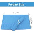 thumbnail image 2 of Sacs de Rangement Argentés, 10 Pcs Sacs Protecteurs Anti-Ternissement Argentés Support Bleu pour Couverts Organisateur de Rangement avec Ruban Blanc pour Ustensiles de Cuisine, 2 of 4