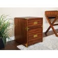 thumbnail image 2 of Wellington 2 Drawer File Cabinet in Toasted Brown Wheat Fully Assembled, 2 of 8