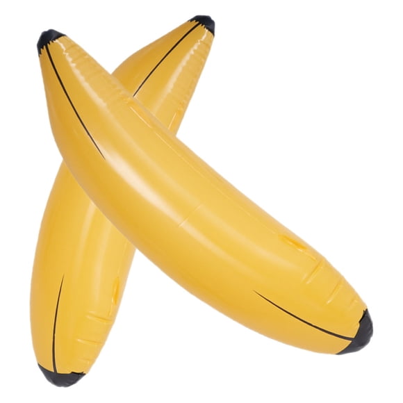HEATSHAKING 2Pcs Inflatable Banana Pool Float Party Decorations in Assorted Colors Durable PVC Material