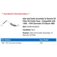 thumbnail image 2 of Inlet and Outlet Assembly To Remote Filter Cooler Hose - Compatible with 1988 - 1994 Chevy S10 Blazer 4WD 1989 1990 1991 1992 1993, 2 of 2