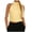 Yellow(Womens Tank Tops), variant on GUACER Womens Crop Tank Tops Fashion Satin High Halter Neck Backless Loose Sleeveless Blouses Party Shirts