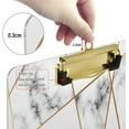 thumbnail image 4 of FMSHPON MarbleGold Line Clipboard Hardboard Wood Nursing Clip Board and Pull for Standard A4 Letter 13x9 inches, 4 of 8