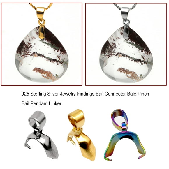 Langgg Collier Pendentif Fermoir Boule de Remplacement Perles Connecteur Résultats Bricolage Artisanat Bijoux Fabrication Accessoires Colorés Petit