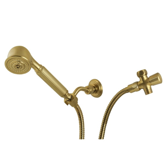 Kingston Brass KX1037BD Restoration Hand Shower Kit, Brushed Brass