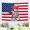 thumbnail image 5 of Kasane Teto Pink American Flag Wall Hanging Wallpaper Tapestry Headboard Aesthetic Room Decor Birthday Gift Room Decor Tapestry, 5 of 5