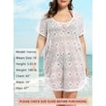 thumbnail image 5 of As Rose Rich Women's Swimsuit Cover Up Lace Beach Dress Bikini Coverup, L, 5 of 9