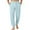 Light Blue, variant on WTOBBY Men's Elastic Waist Drawstring Pocket Cuffed Casual Pants for Home Sleep Comfortable Soft Lounge Men's Pajama Trousers,Beige L