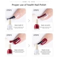 thumbnail image 4 of ASEIDFNSA Nail Glue Cheap Nail Charms Nail Polish Women's Long Lasting Tear Frees No Bake Transparent Net Red Summer Manicure Nail Polish 10Ml/0.35Fl Oz, 4 of 5