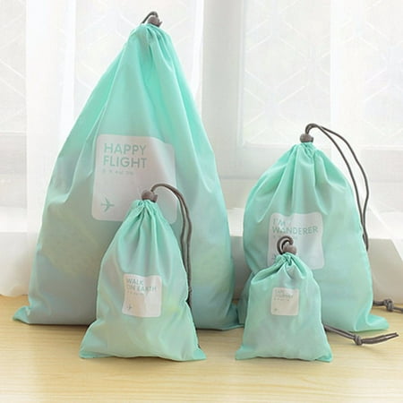 4pcs Waterproof Storage Bags Travel Lingerie Makeup Cosmetic Underwear Organizer Bag (Best Makeup Bag Ever)