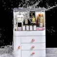 thumbnail image 3 of Contenedores de almacenamiento para el hogar y organizador de maquillaje HUOGUO, 3 of 5