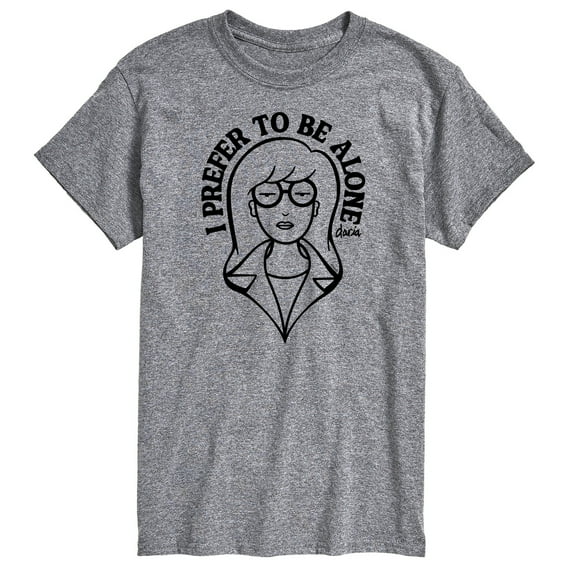 Daria - I Prefer To Be Alone - Men's Short Sleeve Graphic T-Shirt
