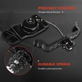 thumbnail image 3 of A-Premium Steel Spare Tire Carrier Spare Wheel Hoist with Cable Compatible with Chrysler Town & Country 2009-2016, Dodge Grand Caravan 2009-2018, Ram C/V 2012-2015, 3 of 6