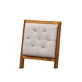 thumbnail image 4 of Baxton Studio Gideon Modern and Contemporary Grey Fabric Upholstered and Walnut Brown Finished Wood 2-Piece Dining Chair, 4 of 7
