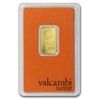5 gram Gold Bar - Valcambi (In Assay) - Walmart