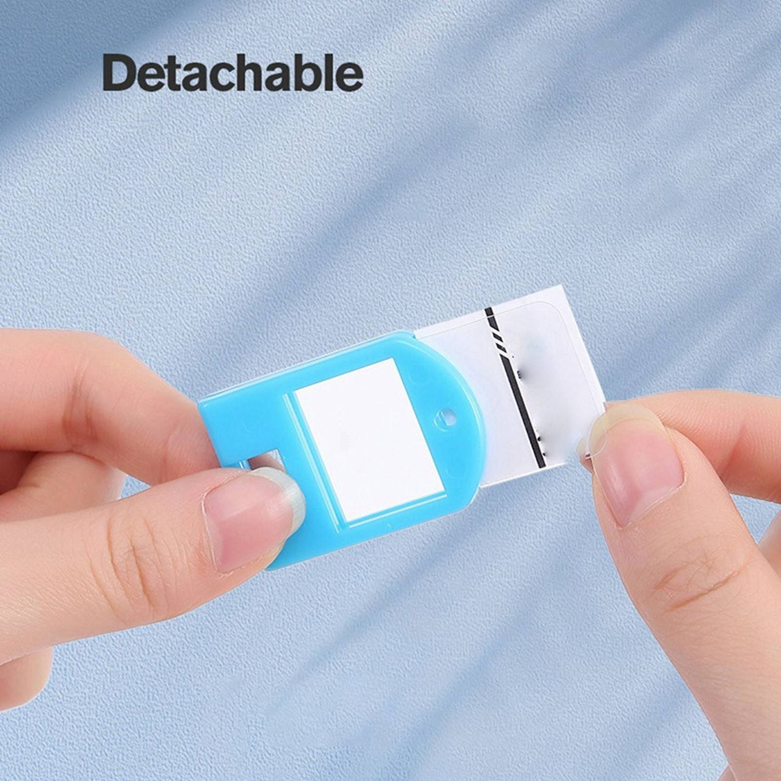Portable Metal Ring Key Organizer with 90 Spring Hooks & Key Tags with Ring and Label Window