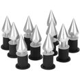 thumbnail image 1 of Yazoeia Wind Screen Spike ,Windshield Spike Fairing Kit M5 Screws Nuts Fit for Motorcycle Modification(Silver) CJC912-139972, 1 of 9