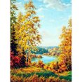 thumbnail image 1 of Pintura de diamante 5D DIY Full Square Drill Forest Kit Decoración del hogar Arte Artesanía FLhrweasw Nuevo, 1 of 9