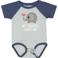 thumbnail image 3 of Inktastic My Auntie Loves Me Niece Boys or Girls Baby Bodysuit, 3 of 5