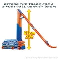 thumbnail image 6 of Hot Wheels City Speed Drop Transport Hauler with 1 Toy Car, Stores 20+ 1:64 Scale Vehicles, 6 of 7
