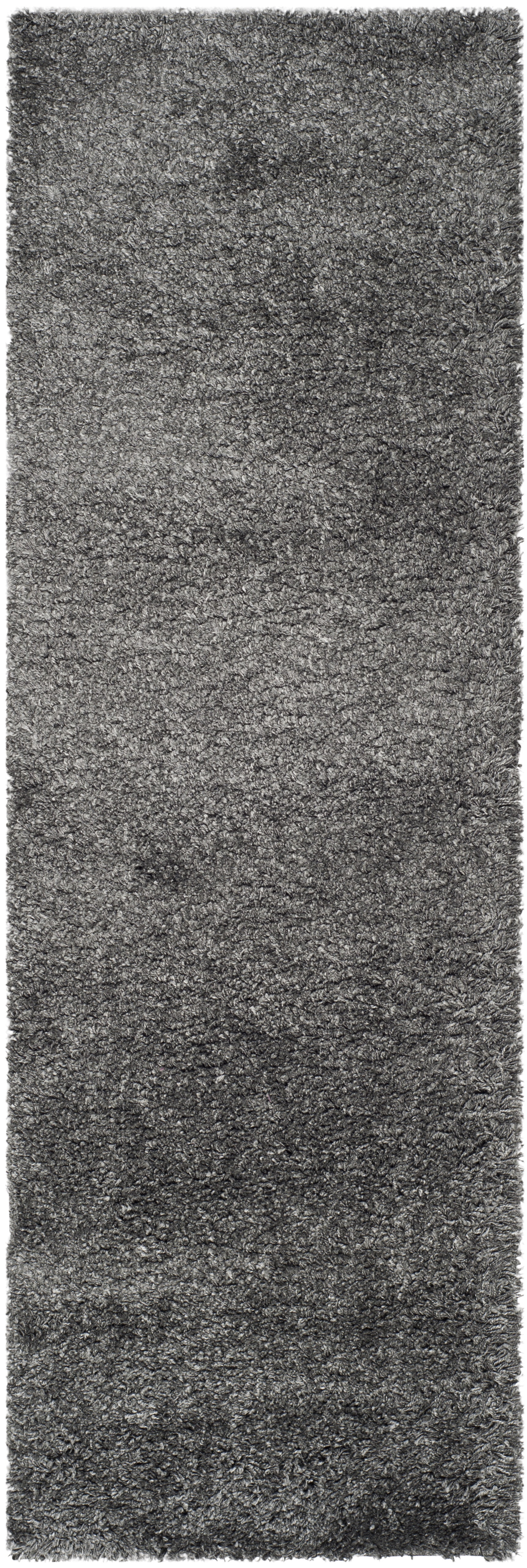 SAFAVIEH California Solid Plush Shag Runner Rug, Dark Grey, 2'3" x 13' - image 3 of 11