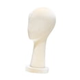 thumbnail image 4 of Expositor de sombreros con cabeza de maniquí, multifuncional, con base de terciopelo para pelucas. Altura 40cm, 4 of 9