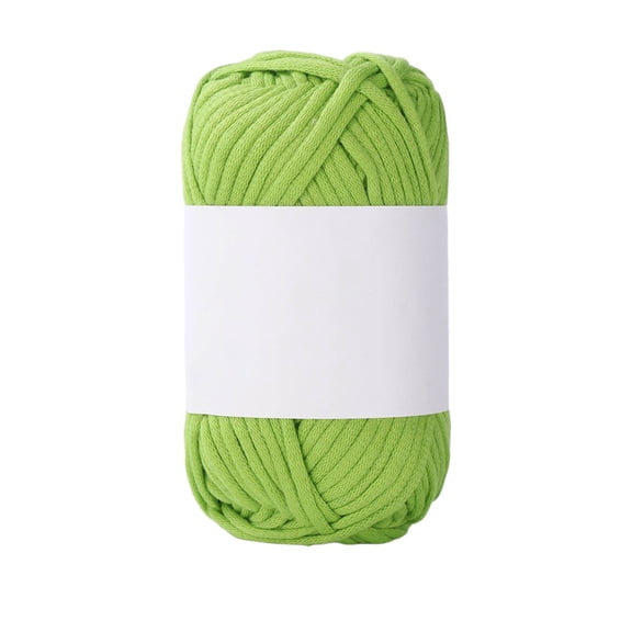 dgysar Milk Cotton Yarn for Hand Knitting & Crochet, Ultra-Soft 25g Lightweight Yarn, Silky & Breathable for DIY Crafts, Dolls & Decor, 1 Ball Green One Size