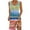 Multicolor, variant on Ashirexll Womens Dresses, Womens Summer Dresses Casual, Printed Round Neck Casual Sleeveless Suspender Dress Sky Blue XXL