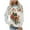 #04 Multicolor, variant on Women's 2025 Merry Christmas Sweatshirts Fleece Crewneck Sweaters Fashion Christmas Printed Long Sleeve Blouses Casual Loose Shirts Xmas Holiday Pullover Tops