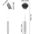 thumbnail image 5 of 2 Pack Kitchen Scrub Brushes for Cleaning Dish Brush with Handle for Pans, Pots, Kitchen Sink Cleaning Scrub Brushes (PP Plastic), 5 of 7