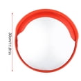 thumbnail image 3 of WIDE ANGLE DRIVWAY TRAFFIC MIRROR CONVEX SAFETY ROUND MIRROR FOR INJURY REDUCTION 130 DEGREE VISUAL ANGLE, 3 of 7