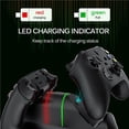 thumbnail image 2 of fastboy 1 Set ABS Game Controller Charger LED Indicator Light USB Interface Dual Slot Gamepad Charging Dock Accessories, 2 of 9